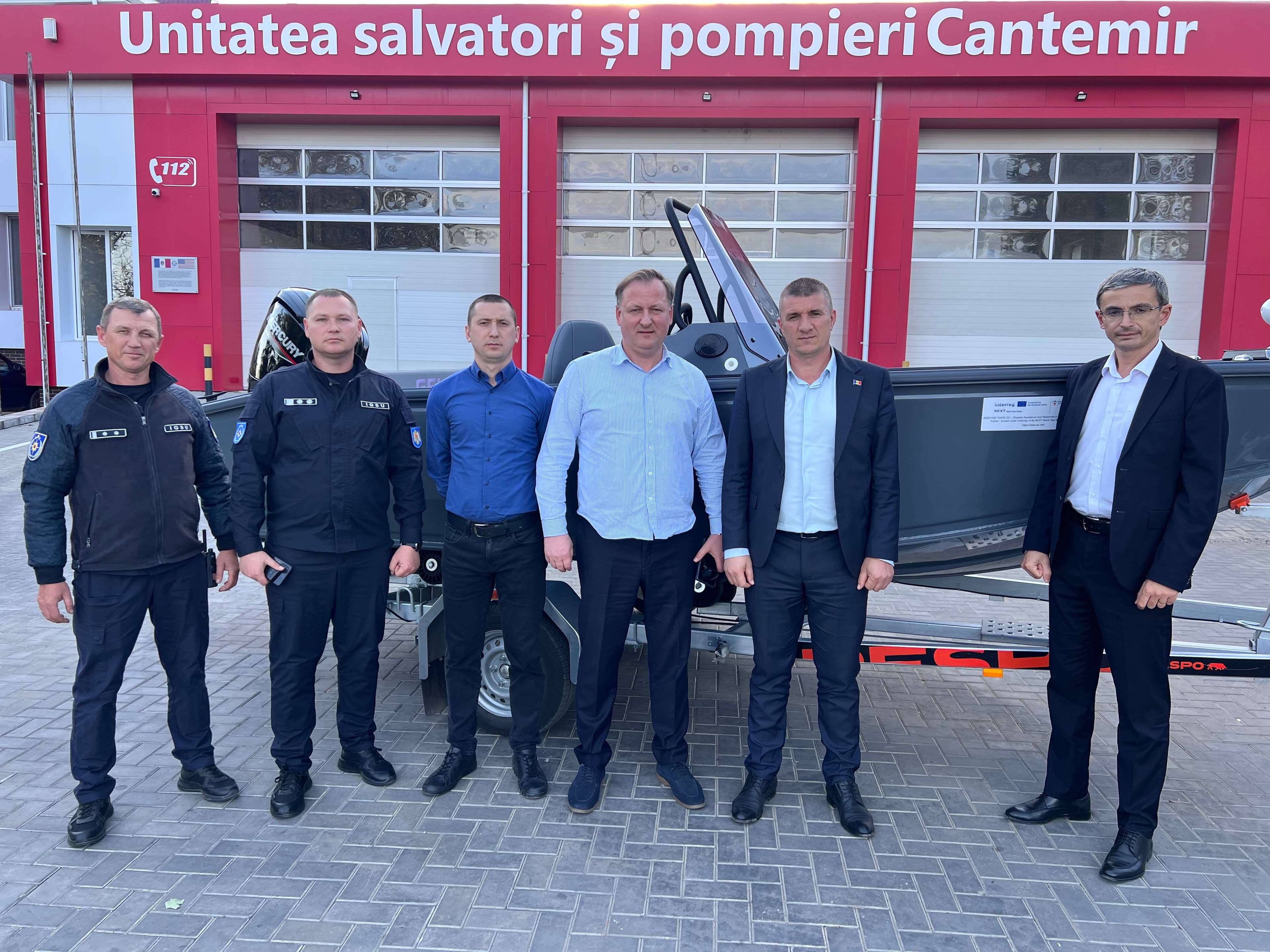 A rescue boat worth MDL 795,000 delivered to Cantemir under the EU-funded DARE-EU project