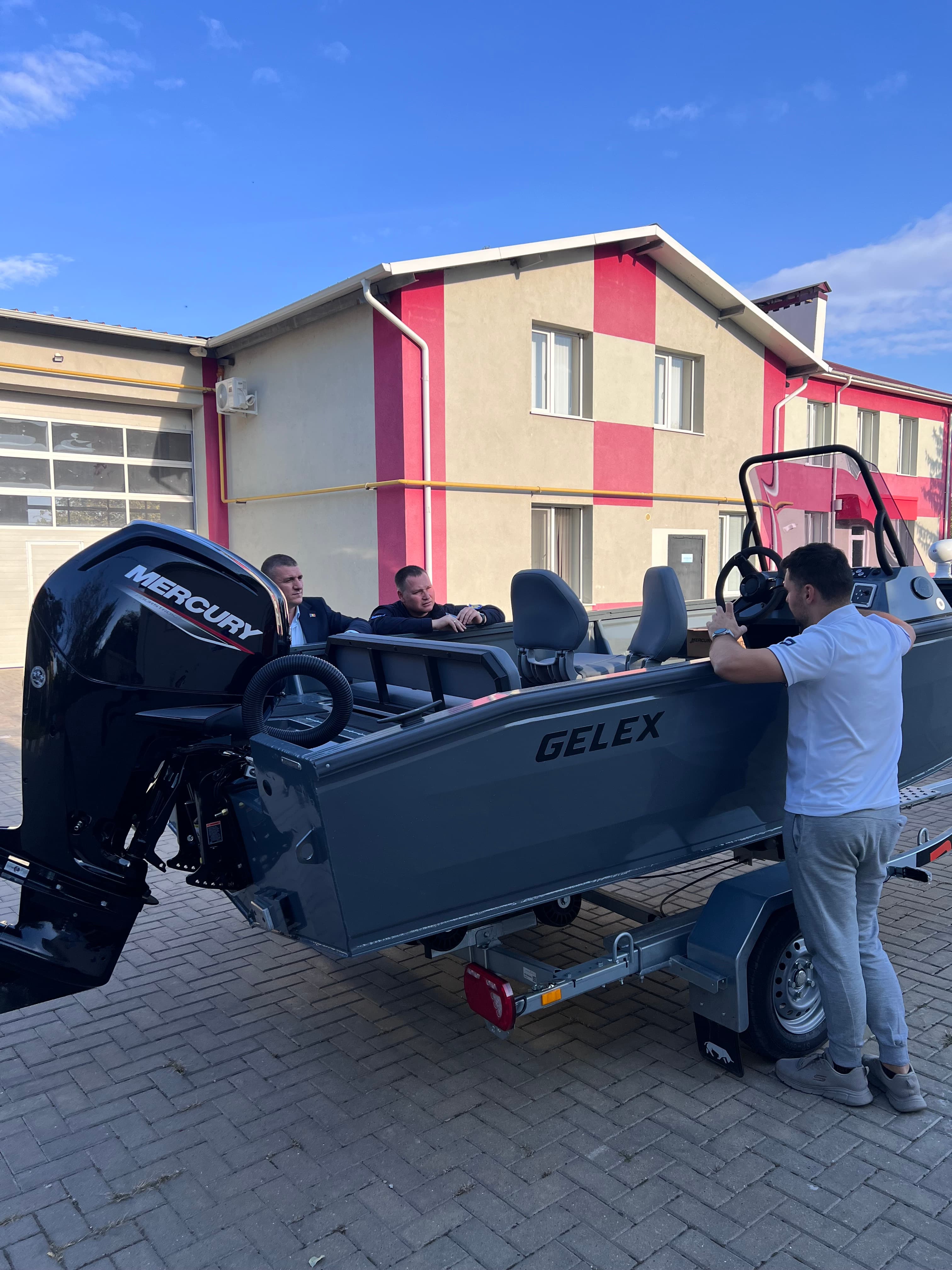 A rescue boat worth MDL 795,000 delivered to Cantemir under the EU-funded DARE-EU project